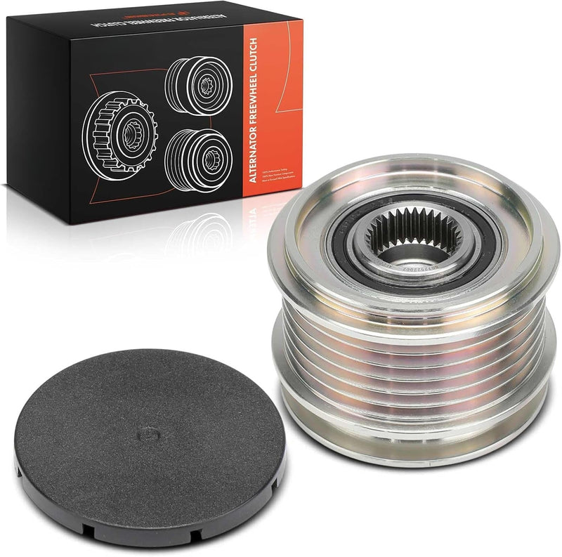 Alternator Overrunning Clutch Pulley, 6-Groove, for Volkswagen Jetta 1999-2015, Golf 2010-2014, Passat 2012-2014