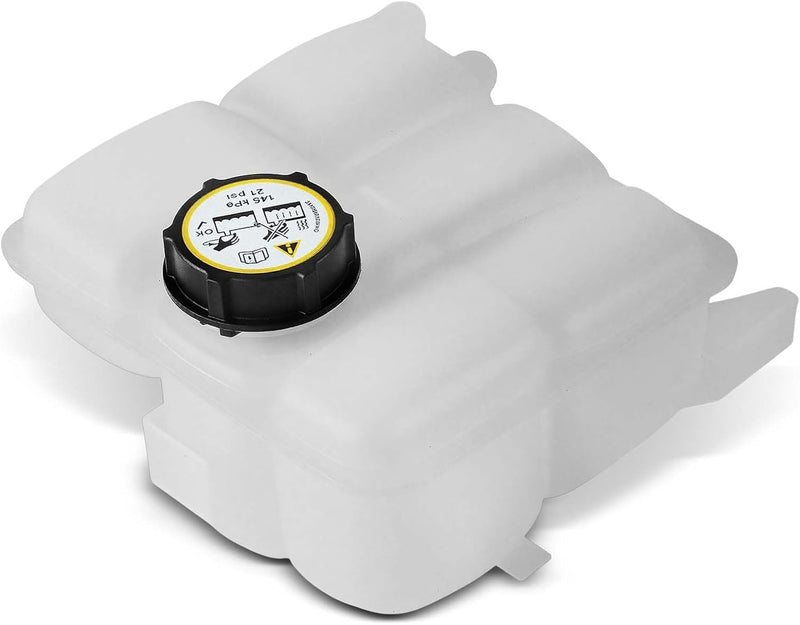 Pressurized Coolant Expansion Reservoir With Cap for Ford C-Max 2013-2018, Focus 2012-2018, Escape 2013-2016