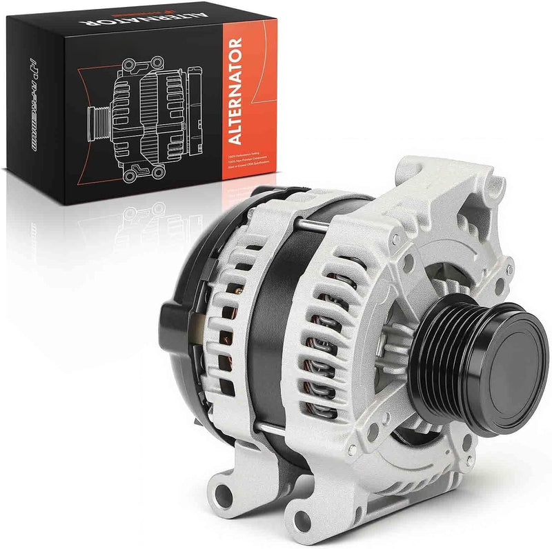 Alternator for Jeep Cherokee 2014-2022 3.2L V6, Chrysler 200 2015-2017 3.6L V6, 12V 160A Decoupler Pulley