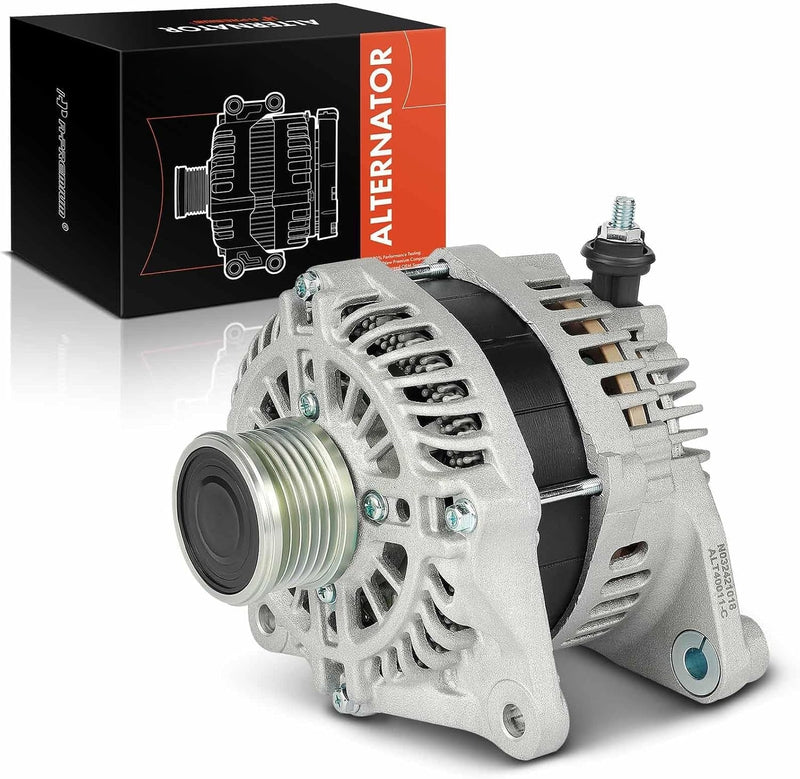 Alternator for Mazda CX-9 2016-2023, CX-5 2019-2023, Mazda 6 2018-2021, 2.5L Turbo, 12V 150A Clutch Pulley