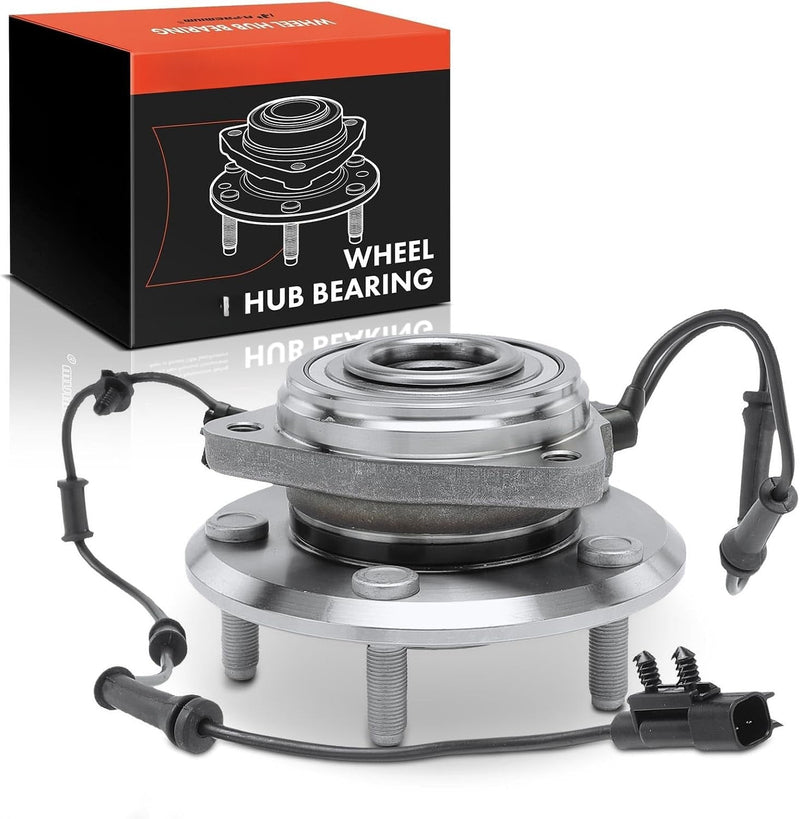 Front Wheel Bearing and Hub Assembly with ABS, 5-Lug, for Jeep Wrangler 2011-2017, Wrangler JK 2018, RWD