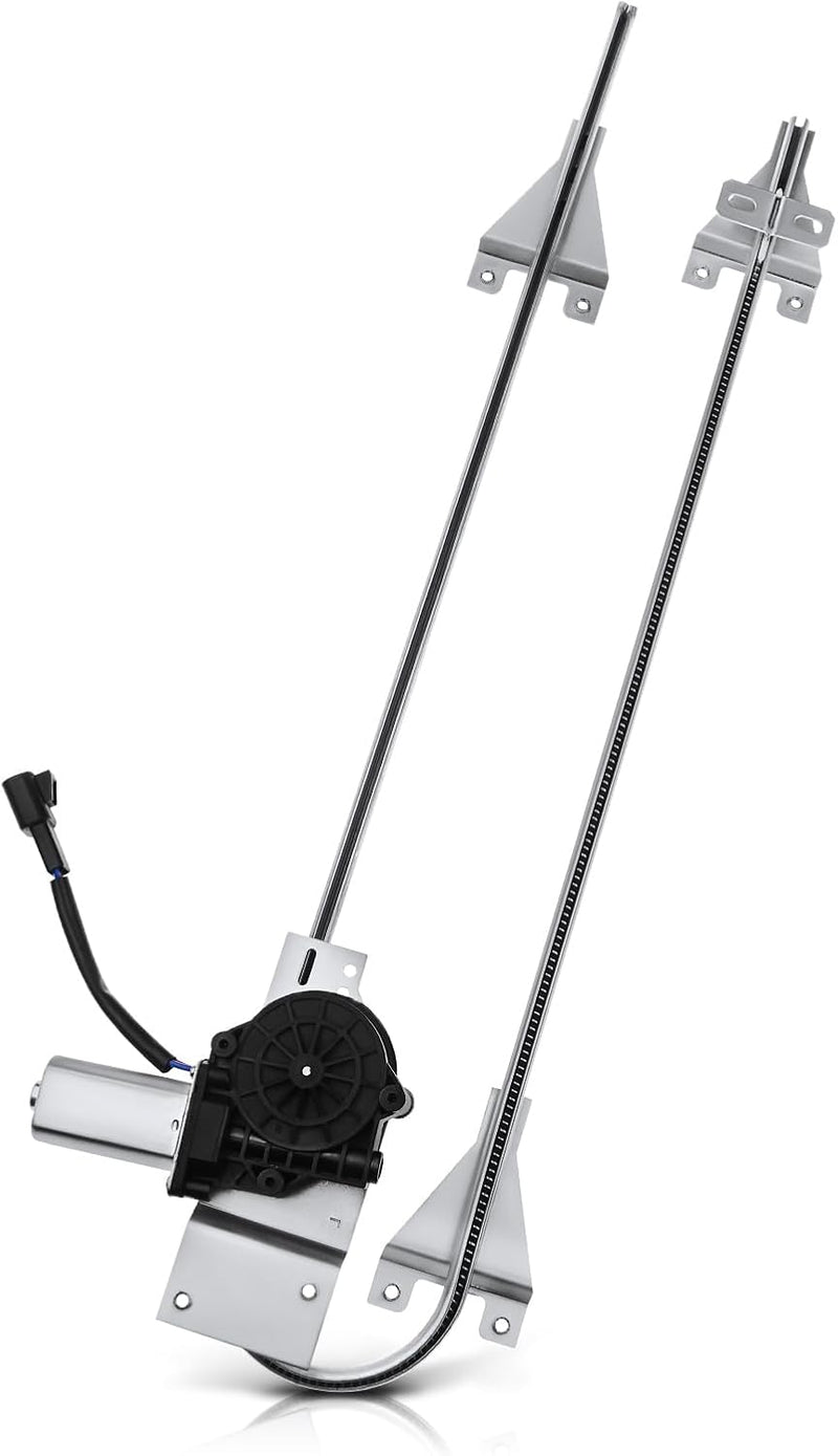 Front Right Passenger Side Power Window Regulator with Motor for Peterbilt 357 1987-1996, 378 1988, 379 2003-2005, 2-Pin