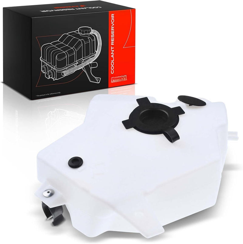 Front Non-Pressurized Coolant Reservoir With Cap for Chevrolet Venture 1997-2005, Pontiac Montana 1999-2006