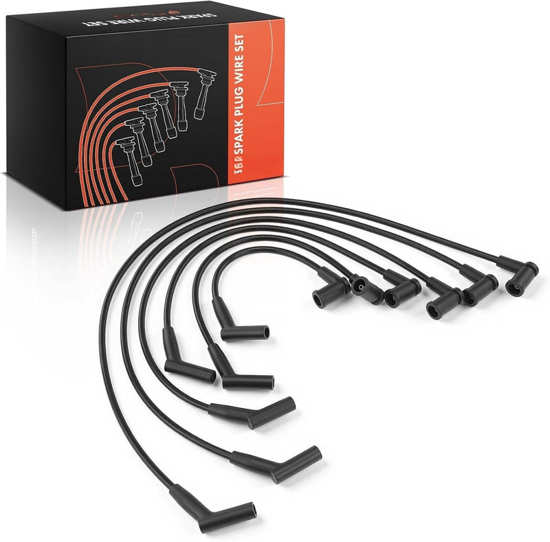 8mm Spark Plug Wire Set for Ford Taurus 2001-2003, Mercury Sable 2001-2004 3.0L V6 OHV, Set of 6