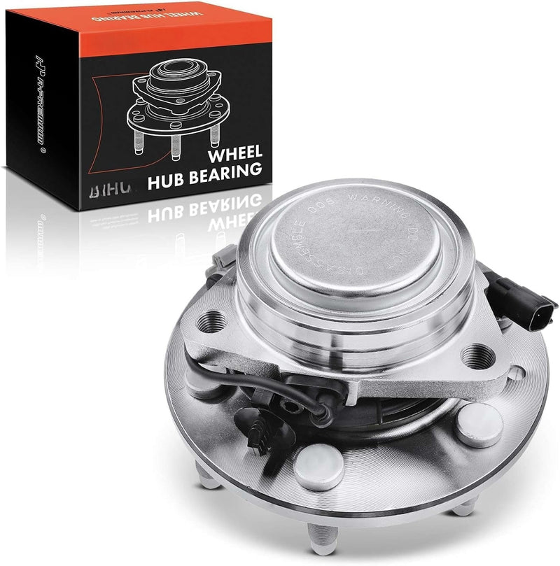 Front Wheel Bearing and Hub Assembly with ABS for Chevrolet Silverado 1500 2014-2018, Tahoe 2015-2020