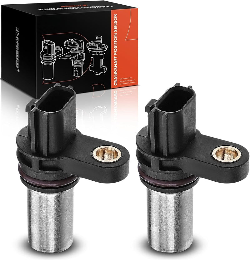 Camshaft and Crankshaft Position Sensor 2-Pack for Nissan Altima 2002-2006, Sentra 2002-2006, Frontier 2005-2018, 2.5L DOHC
