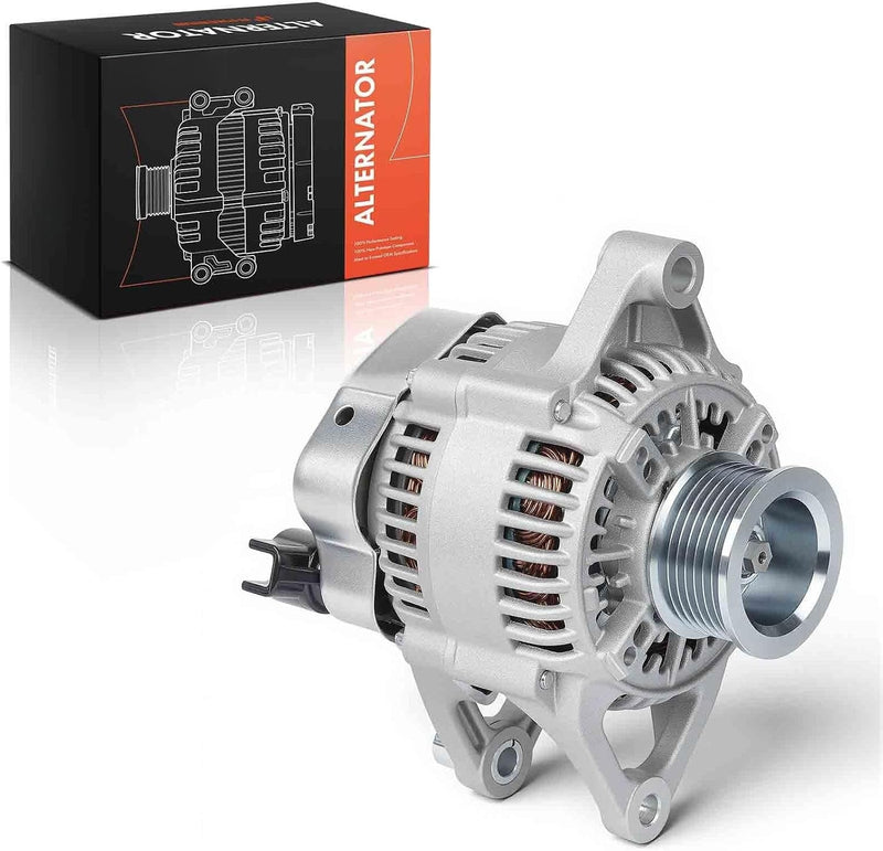 Alternator 12V 117A with 7-Groove Pulley for Dodge Ram 1500 1999-2001, Ram 2500 1999-2000, Dakota 1999-2000