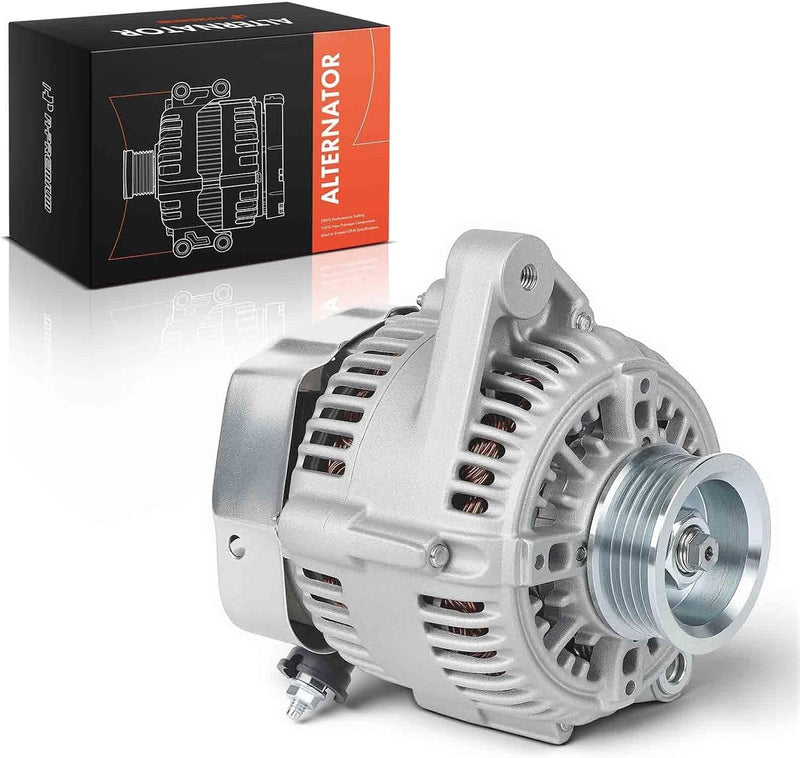 Alternator for Toyota Camry 1994-1996 2.2L, RAV4 1996-2000 2.0L, 12V 80A, 5-Groove Pulley