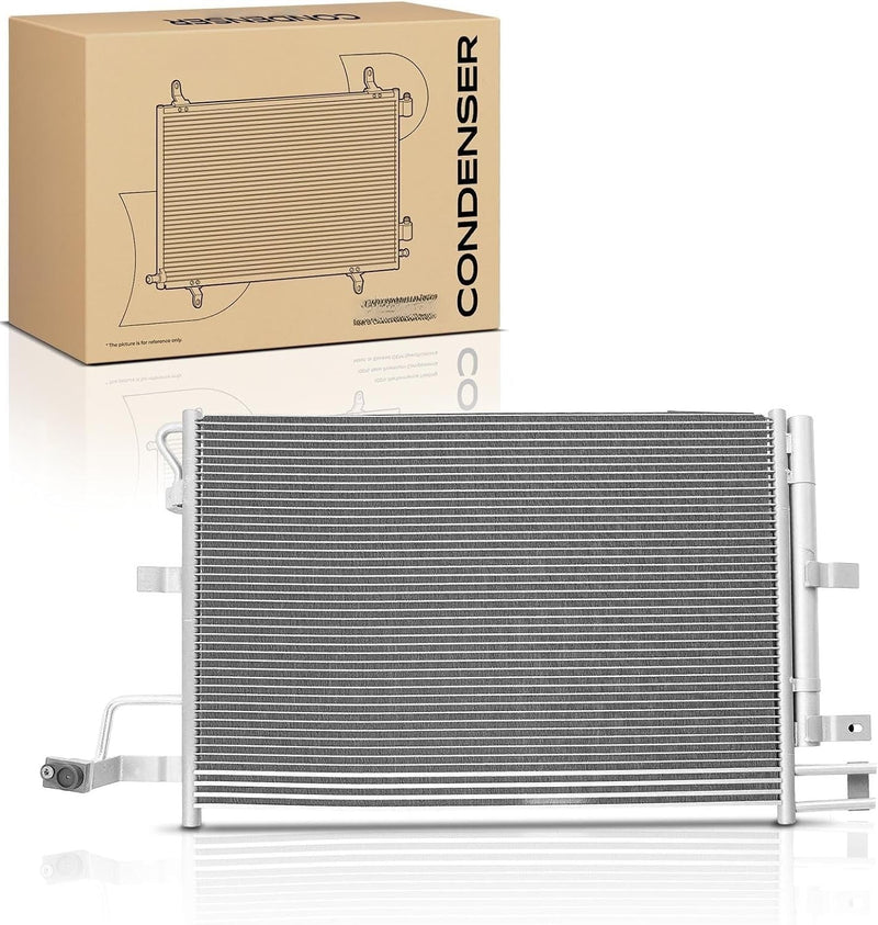 A/C Condenser with Oil Cooler for Ford Explorer 2011-2019 Naturally Aspirated 3.5L V6