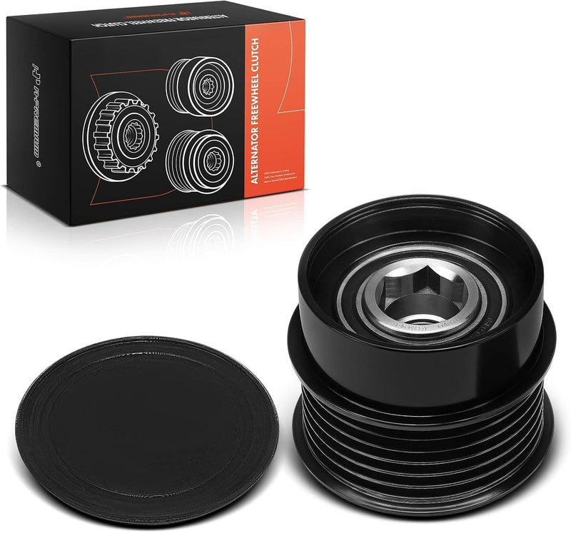 Alternator Overrunning Clutch Pulley, 6-Groove, for Jeep Compass 2007-2017, Patriot 2007-2017, Dodge Journey 2009-2015