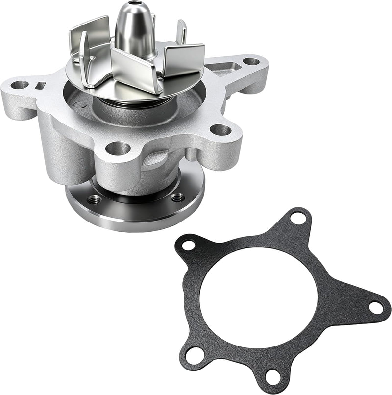 Engine Water Pump with Gasket for Hyundai Accent 2012-2018, Elantra 2017-2020, Veloster 2012-2017, Kia Soul 2010-2019