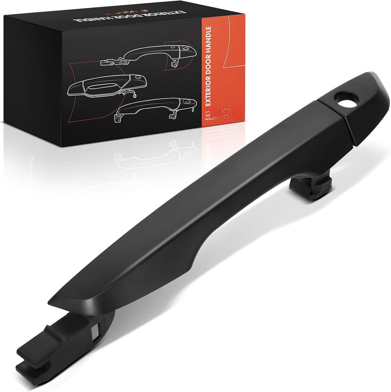 Front Left Driver Side Exterior Door Handle With Keyhole for Honda Civic 2016-2020, Without Passive Entry