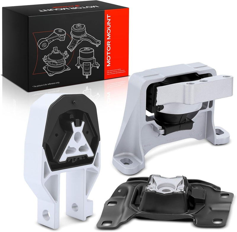 Engine and Transmission Mount Set of 3 for Ford Transit Connect 2014-2021 2.5L, Escape 2013-2016 2.0L, 2.5L