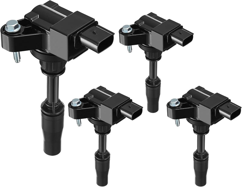 Ignition Coil Set of 4 for Chevrolet, Buick and Cadillac GM 2.0L and 2.5L L4 Engines, Replaces UF680