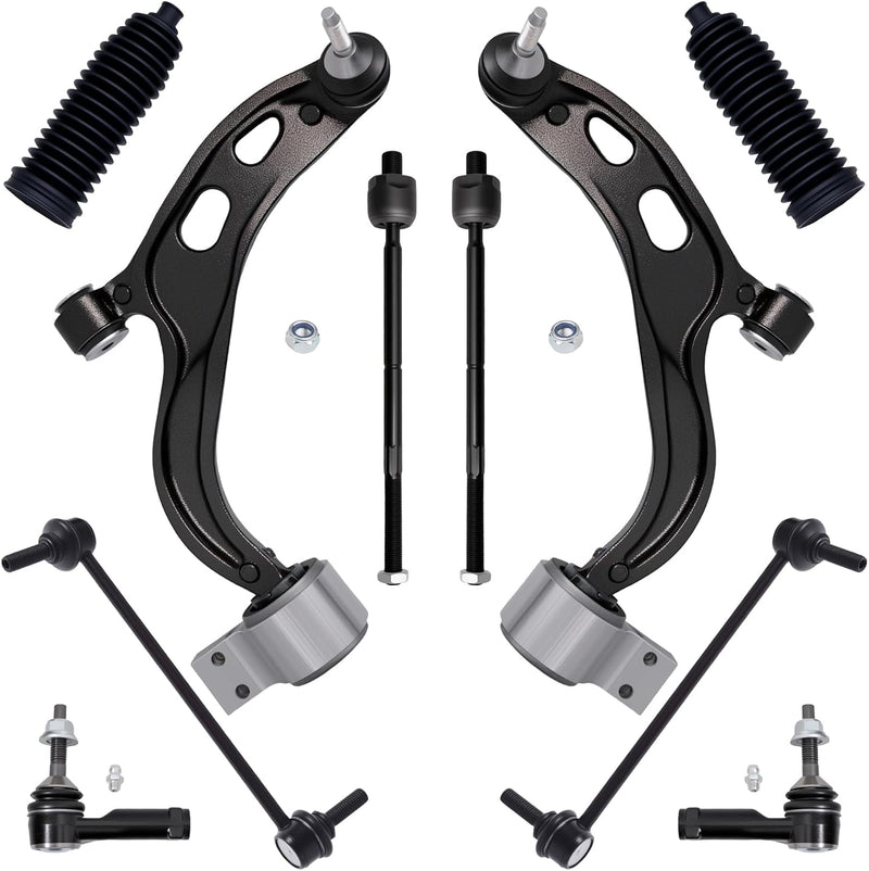 Front Suspension Kit for Ford Taurus 2010-2012, Flex 2010-2012, Lincoln MKT 2010-2012, AWD, Naturally Aspirated, 10 Pcs