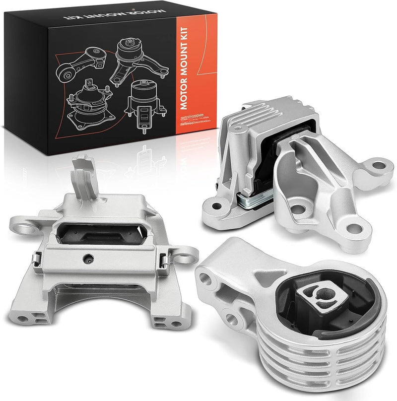 Front Right Engine Mount and Rear Left and Rear Automatic Transmission Mounts for Buick Envision 2016, 2.0L, Automatic Only
