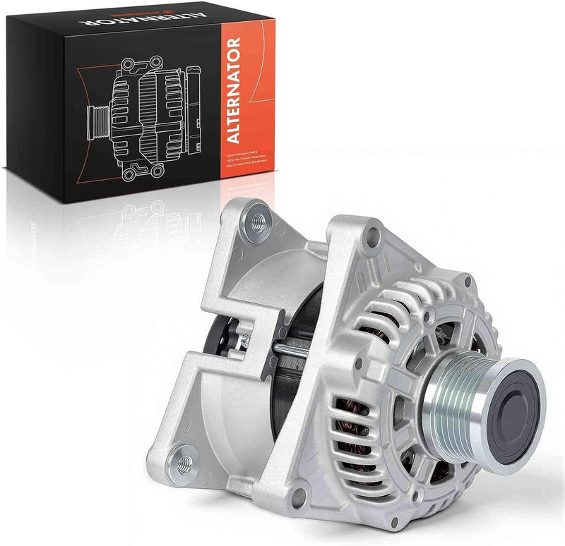 Alternator for Chevrolet Sonic 2012-2018 1.8L, 12V 100A 6-Groove Clutch Pulley CW