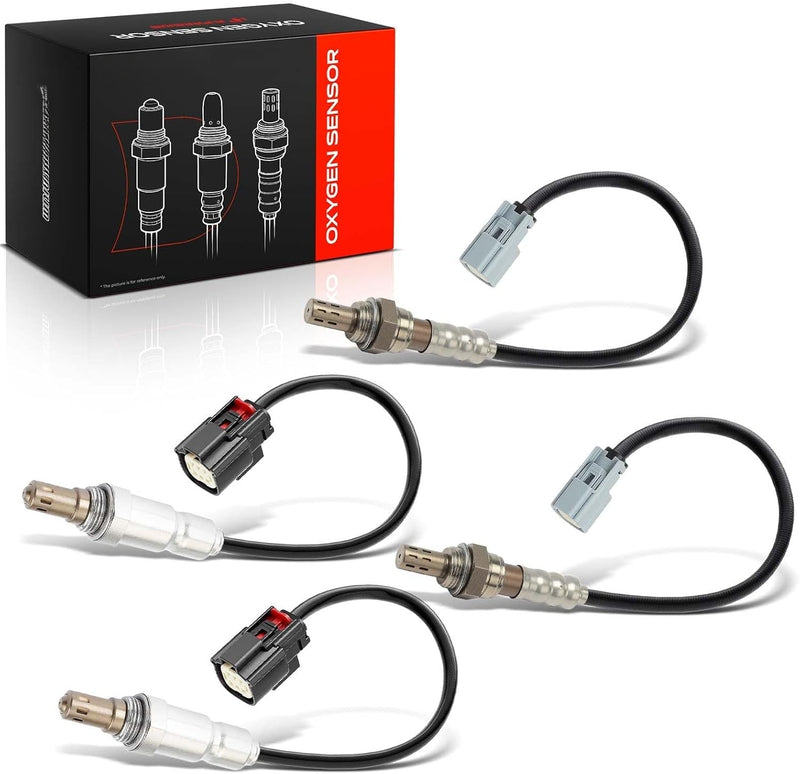 Upstream and Downstream O2 Oxygen Sensor Set for Ford Explorer 2016-2019, Edge 2015-2018, Flex 2016-2019, Taurus 2016-2019