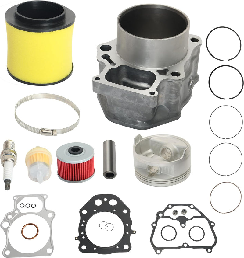 Cylinder Piston Gasket Top End Rebuild Kit for Honda TRX500 Foreman 500 2012-2019, Foreman Rubicon 500 2015-2019