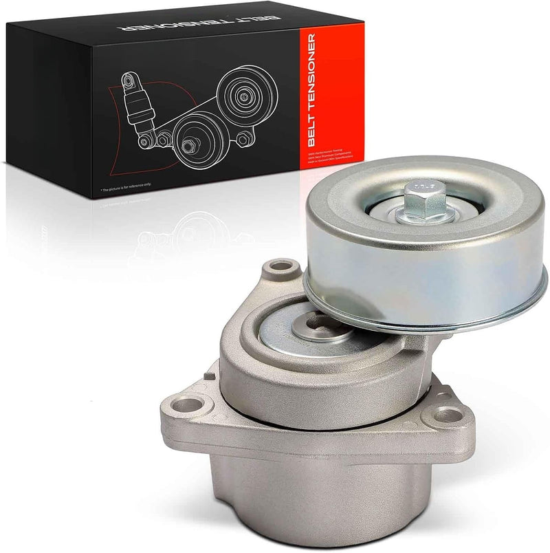 Belt Tensioner Assembly with Pulley for Nissan Altima 2002-2013, Sentra 2002-2012, Rogue 2008-2014, X-Trail 2003-2006