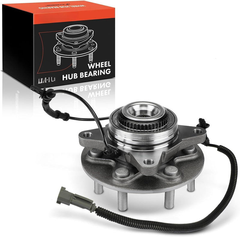 Front Wheel Bearing and Hub Assembly with ABS Sensor for Ford F-150 2018-2019 4WD, 6-Lug