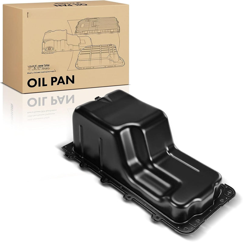 Steel Engine Oil Pan With Drain Plug for Ford Expedition 2009-2014, Lincoln Navigator 2009-2014 5.4L