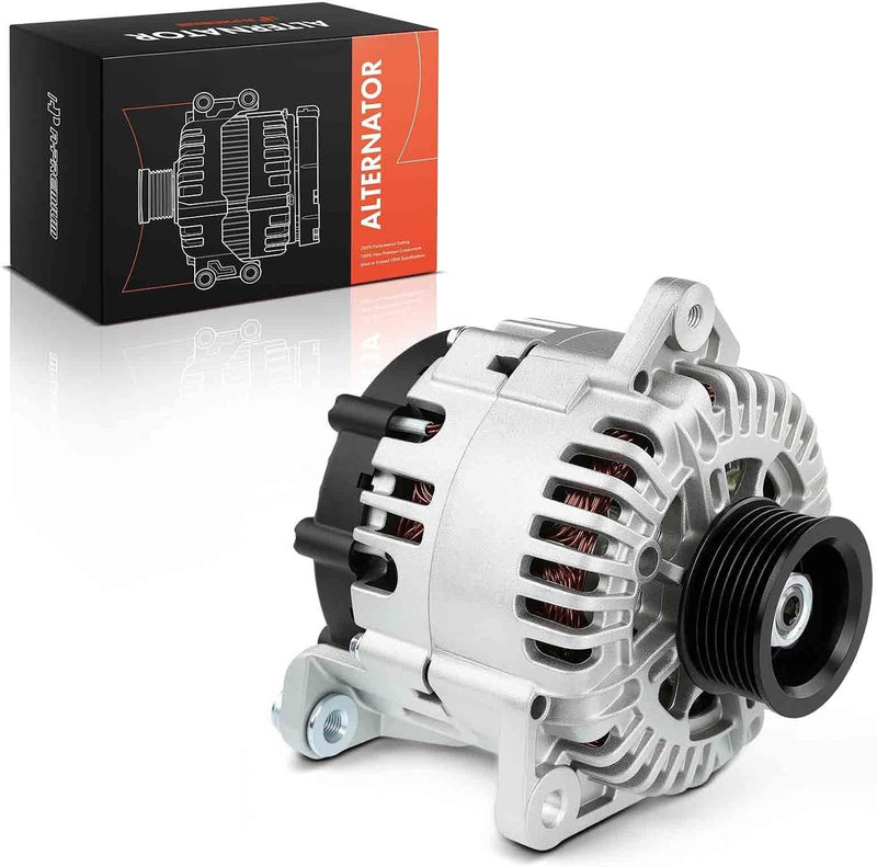 Alternator 12V 130A for Nissan Frontier 2008-2019, Xterra 2007-2015, Titan 2008-2015, Armada 2007-2015, Pathfinder 2008-2012