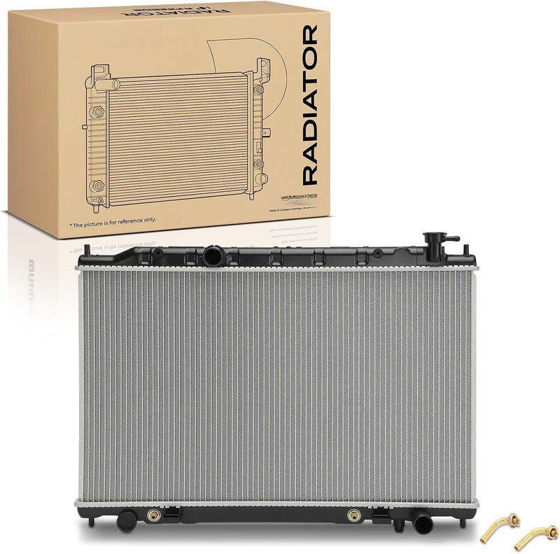 Engine Coolant Radiator with Transmission Oil Cooler for Nissan Murano 2003-2007, 3.5L V6, Automatic Transmission