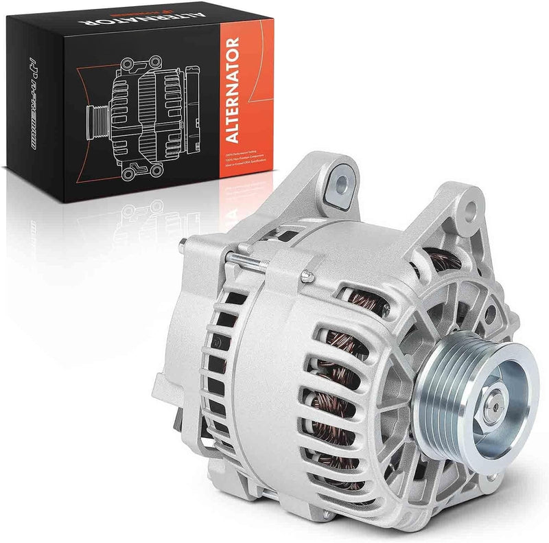 Alternator for Ford Ranger 2001-2009, Mazda B2300 2001-2009, 2.3L L4, 12V 110A 6-Groove