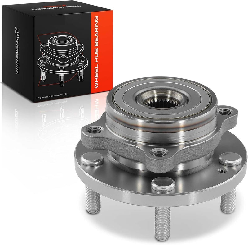 Front Wheel Bearing and Hub Assembly, 5-Lug, for Kia Soul 2017-2019, 1.6L 2.0L, Left or Right