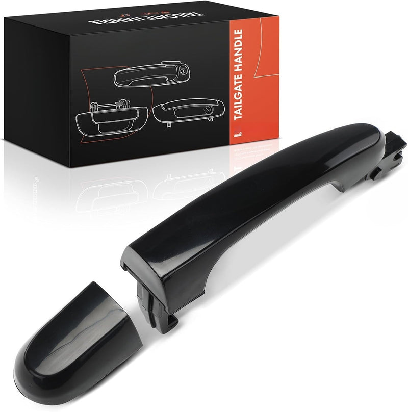 Rear Right Passenger Side Exterior Door Handle for Kia Sportage 2005-2010, Black Paintable Finish, 1 Piece