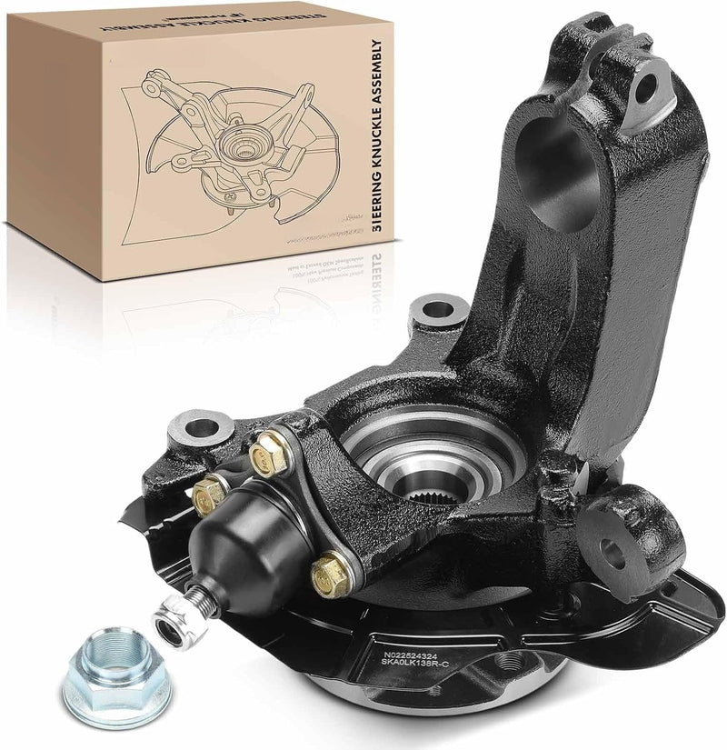Front Right Steering Knuckle and Wheel Hub Bearing Assembly for Ram ProMaster 1500 2014-2020, 2500 2014-2020, 3500 2014-2020