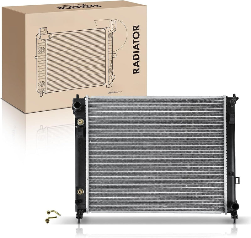Engine Coolant Radiator with Transmission Oil Cooler for Nissan Versa 2012-2019, Versa Note 2014-2019, Micra 2015-2019, 1.6L
