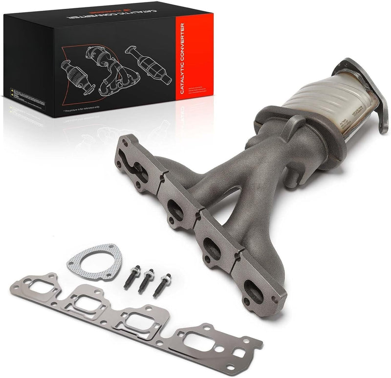 Front Exhaust Manifold Catalytic Converter for Chevrolet Malibu 2004-2010, Pontiac G6 2006-2010, Saturn Aura 2008-2009