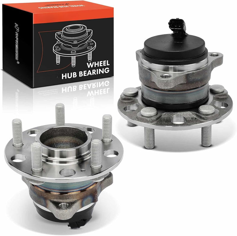 Rear Wheel Bearing and Hub Assembly Pair for Hyundai Sonata 2020-2023, Elantra N 2022-2023, Kona N 2022-2023