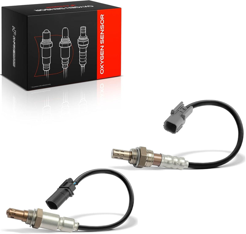 Upstream and Downstream Heated O2 Oxygen Sensor 2-Pack for Hyundai Sonata 2015-2019, Tucson 2019-2021, Kia Optima 2016-2020