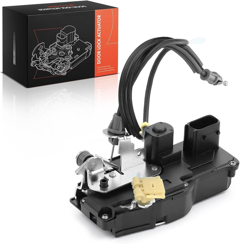 Front Left Driver Side Door Lock Actuator for Cadillac CTS 2008-2014 Sedan, CTS 2011-2014 Wagon, Without Keyhole