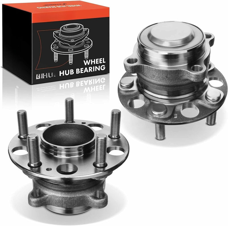 Rear Wheel Bearing and Hub Assembly for Honda Accord 2014-2020, FWD, 5-Lug, Pair