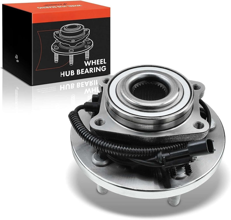 Front Wheel Bearing and Hub Assembly with ABS Sensor, 5-Lug, for Chrysler Pacifica 2017-2020 3.6L V6