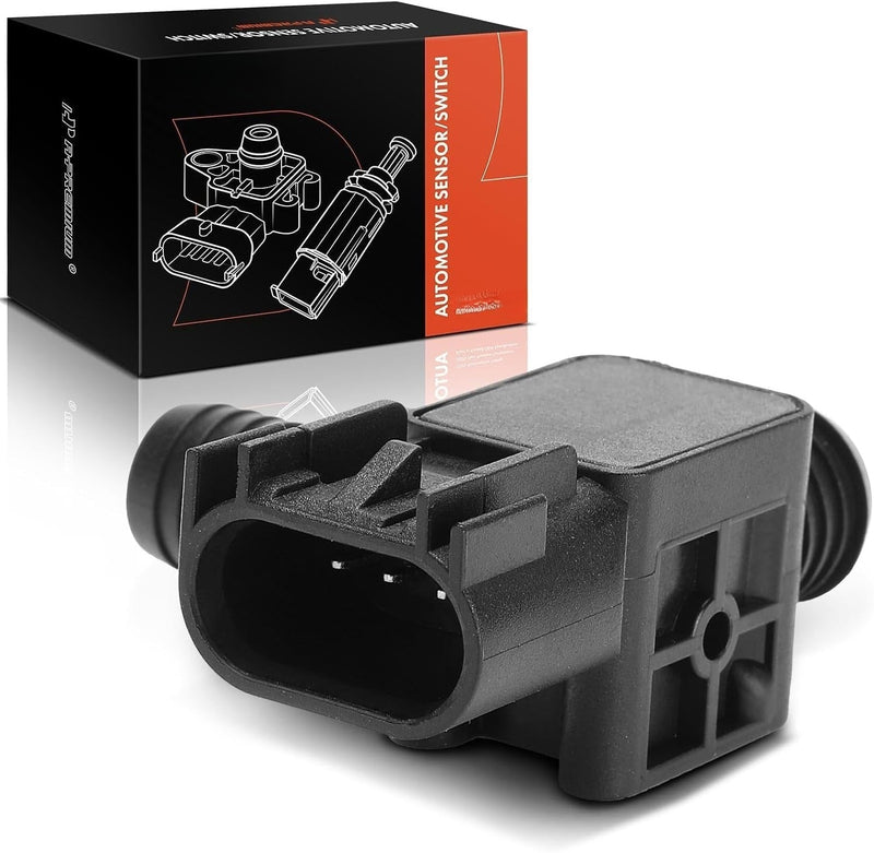 Power Brake Booster Vacuum Sensor for Chevrolet Silverado 1500 2010-2014, Tahoe 2010-2014, GMC Yukon 2010-2014
