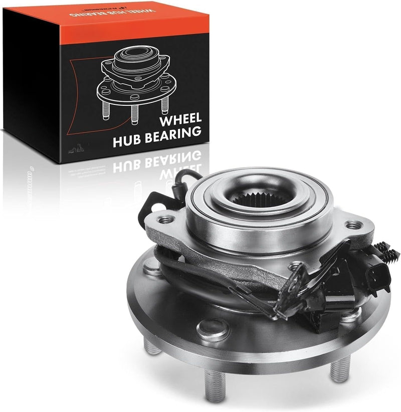 Rear Right Passenger Side Wheel Bearing and Hub Assembly with ABS Sensor, 5-Lug, for Dodge Journey 2009-2020