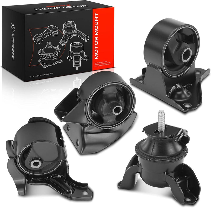Engine and Transmission Mount Set of 4 for Hyundai Tucson 2005-2009, Kia Sportage 2005-2010 2.7L