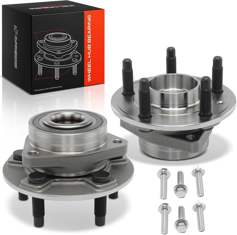 Wheel Bearing Hub Assembly Pair for Chevrolet Equinox 2010-2017, Malibu 2013-2015, Impala 2014-2017, GMC Terrain 2010-2017