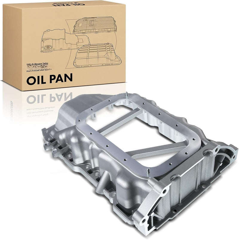 Upper Engine Oil Pan With Drain Plug for Jeep Wrangler 2012-2017, Wrangler JK 2018 3.6L