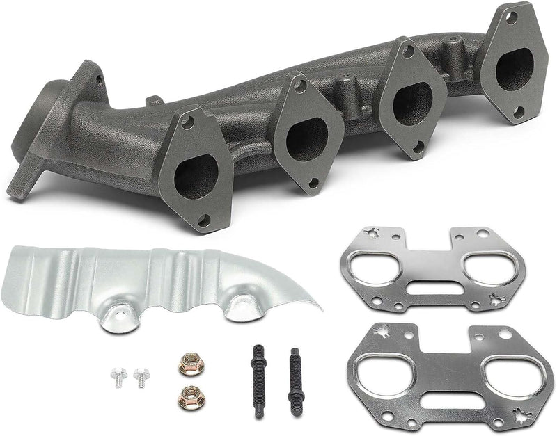 Right Exhaust Manifold Kit with Gaskets for Ford Expedition 2010-2014, F-150 2010, F-250 Super Duty 2010