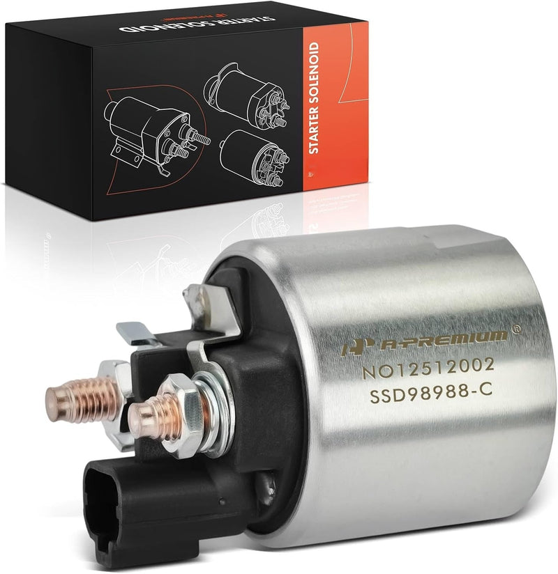 12V Starter Solenoid for Hyundai Sonata 2009-2014, Santa Fe 2010-2012, Kia Optima 2012-2014, Sorento 2011-2014, 2.4L