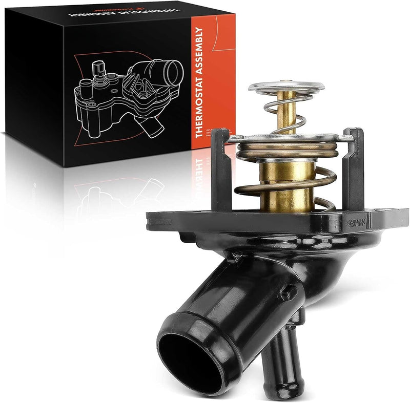 Engine Coolant Thermostat Housing with Cover and Gasket for Acura MDX 2016-2020, TLX 2015-2020, RLX 2018-2020 Gas Models