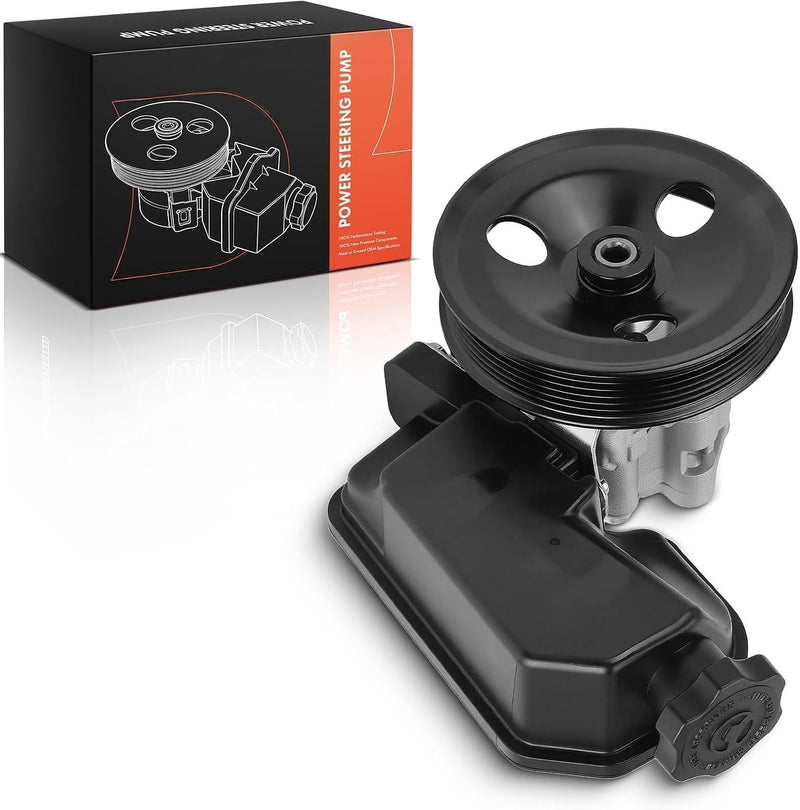 Power Steering Pump with Pulley and Reservoir for Dodge Dakota 2005-2007 3.7L or 4.7L
