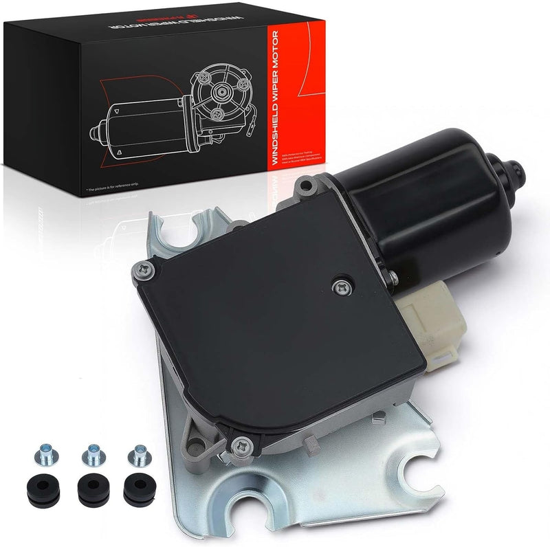 Front Windshield Wiper Motor with 5-Pin Connector and Pulseboard Module for Chevrolet Astro 1994-2005, GMC Safari 1994-2005