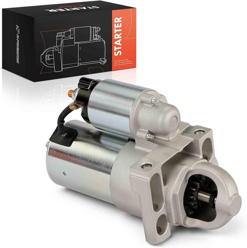Starter Motor 12V 1.4KW 11-Tooth for Chevrolet Silverado 1500 2009-2013 6.2L, Silverado 2500 HD 2009-2015 6.0L